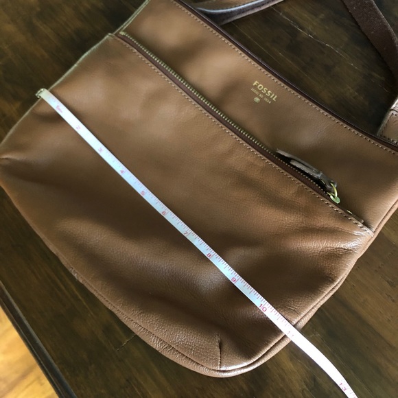 Fossil brown leather crossbody bag - Picture 5 of 5